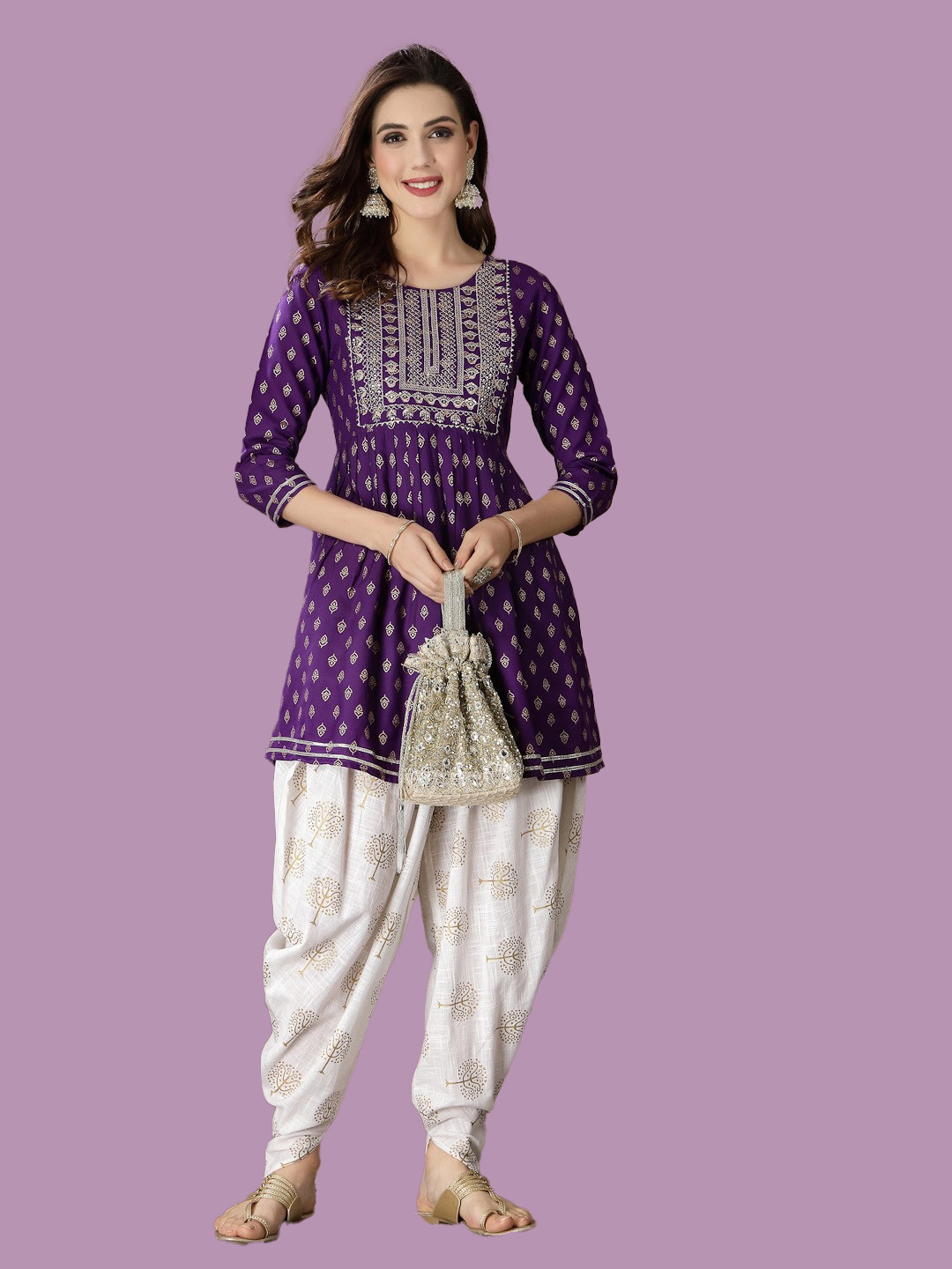 dhoti style suit l (2)