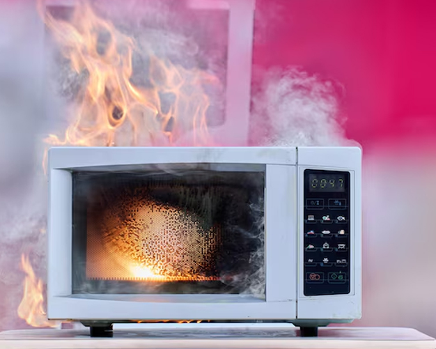 vinegar and rice flour microwave cleaning