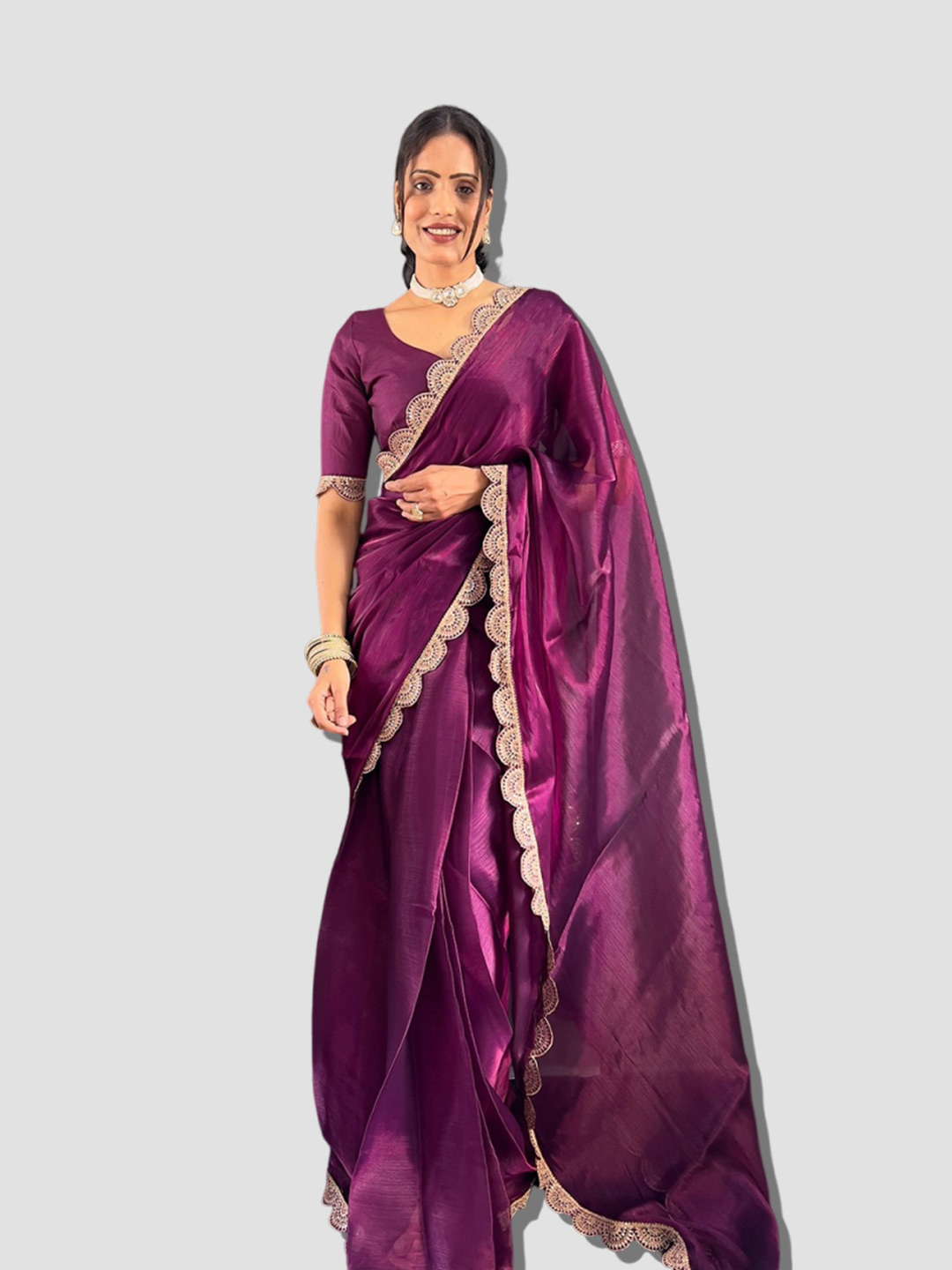 organza saree designs (5)
