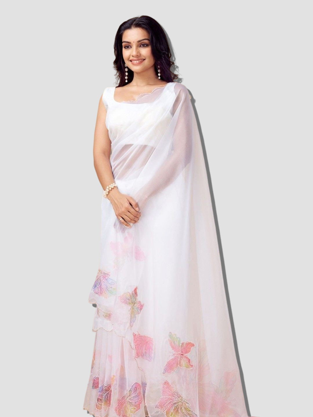 organza saree designs (7)