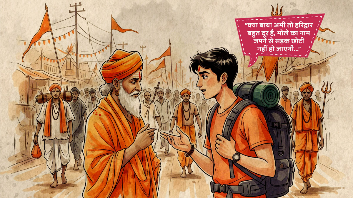 kanwar yatra turned nightmare for a man mysterious sadhu trap story in hindi