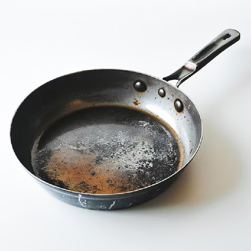 non-stick pan cleaning