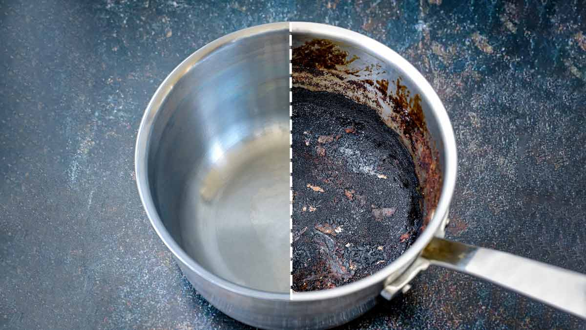 how to clean tea pot