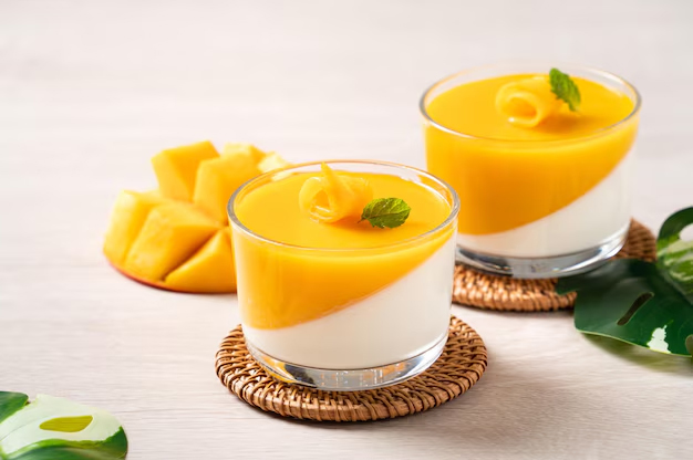 mango custard