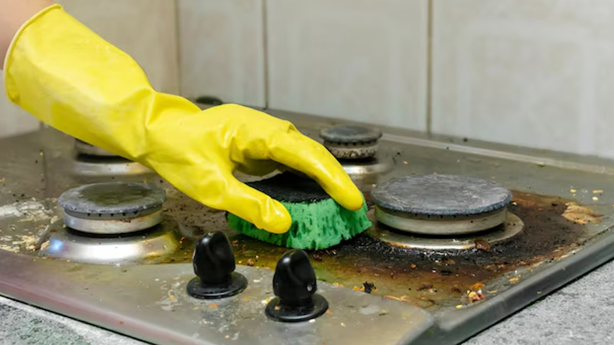 How to remove rust from gas stove stands