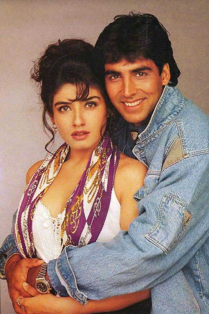 akshay raveena affair rumors