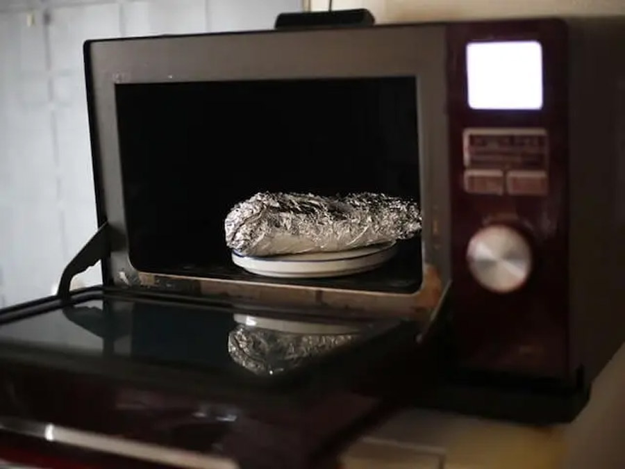 Microwave can catch fire
