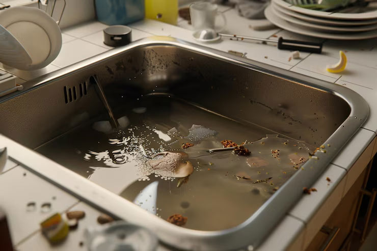 how to clean greasy dirty kitchen sink under 5 minutes