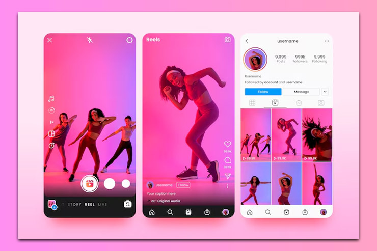 hands free reels instagram