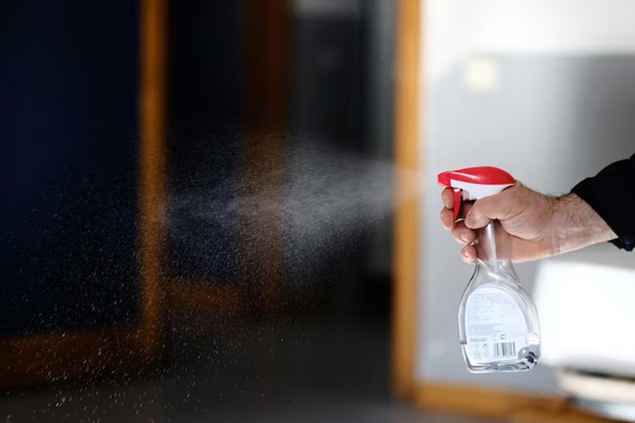 homemade spray for kitchen smell remove