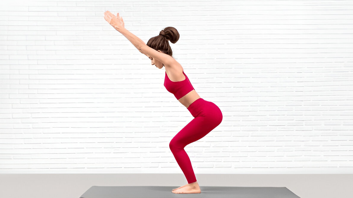 how to increase ladies hip size with chair pose