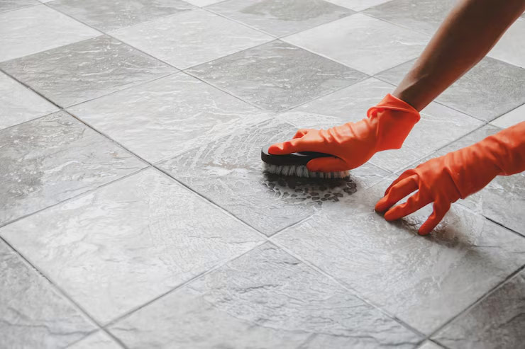 tricks to clean tiles