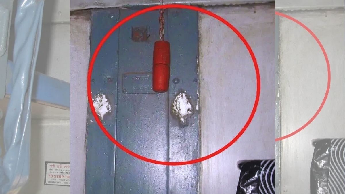 chain kheenchne se train kaise rukti hai