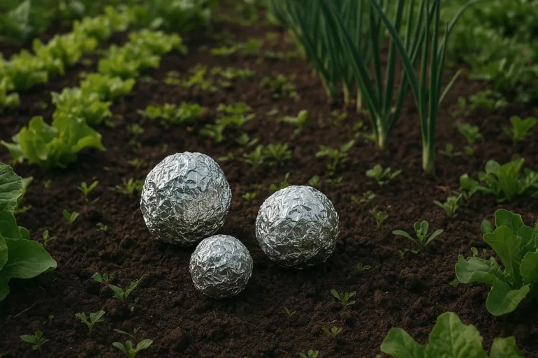 Aluminum foil for plants