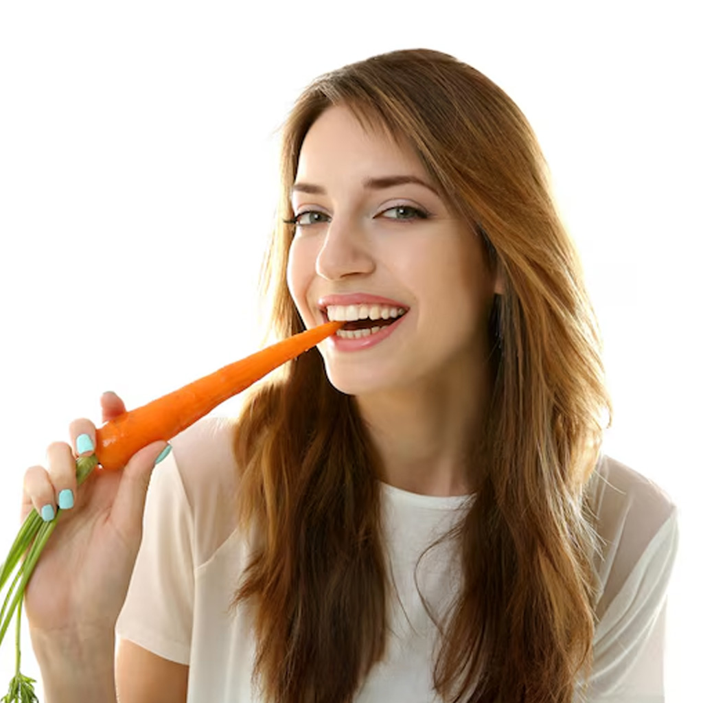 carrot for glowing skin