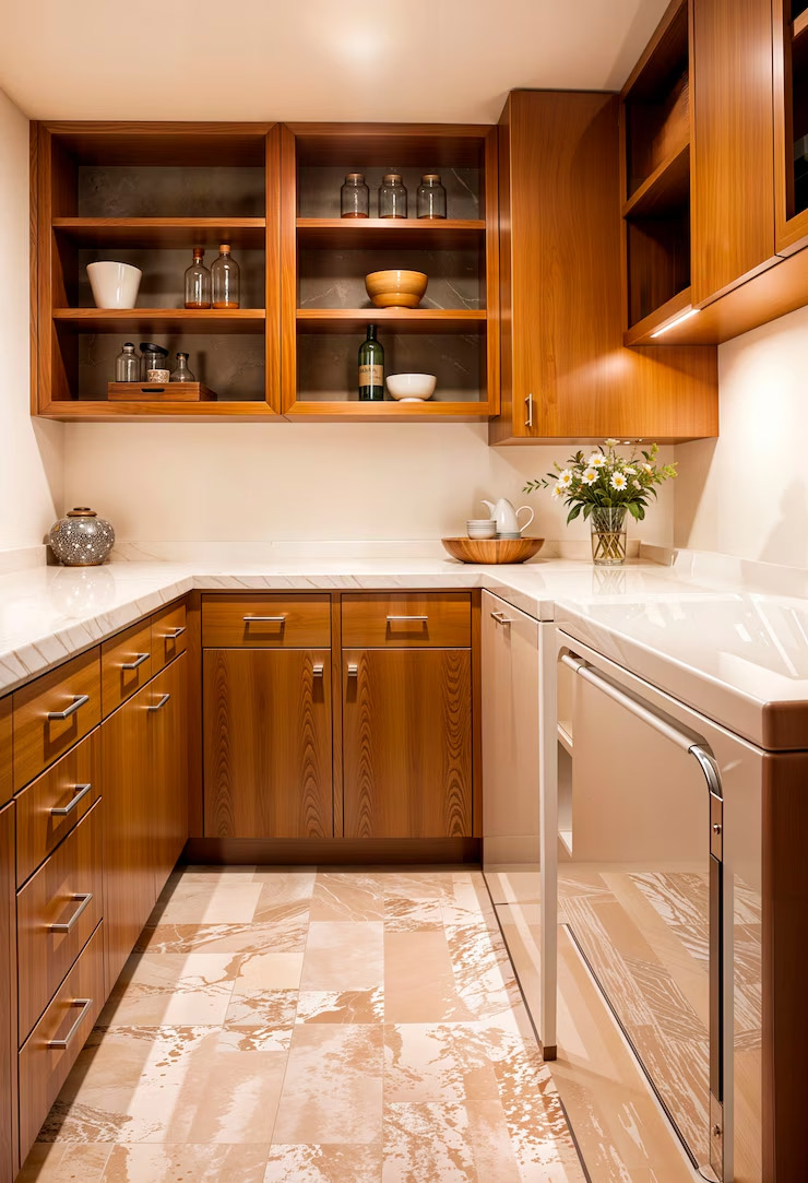 how to dry out kitchen cabinets