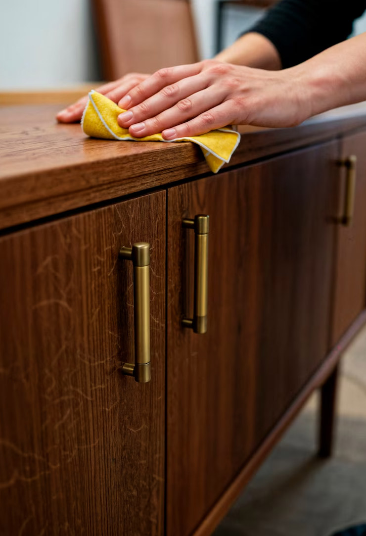 wet cabinet cleaning