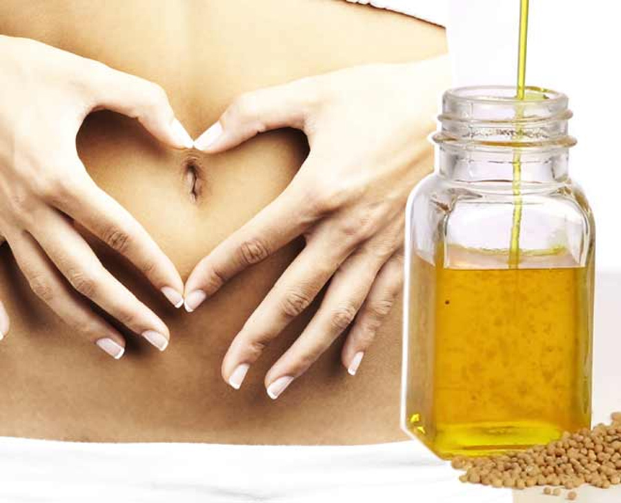 navel massage benefits for health