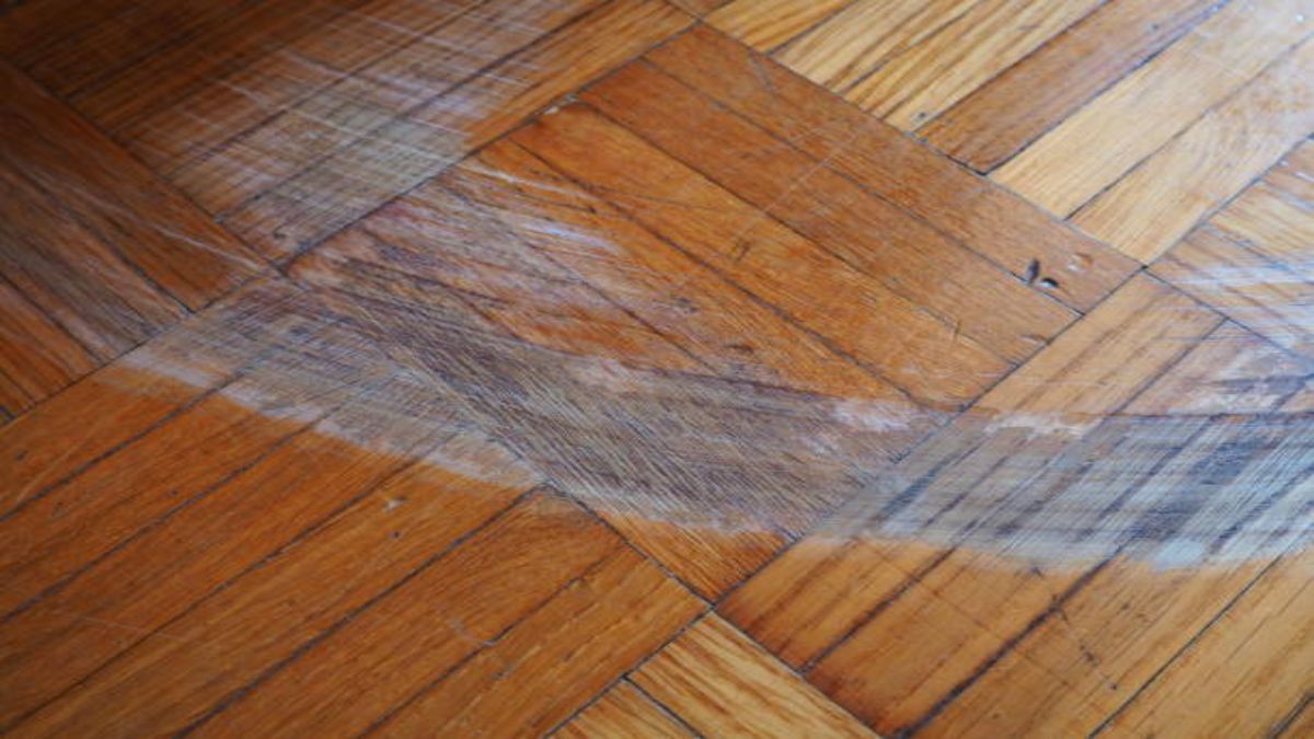 how to remove scratches on floor make by moving heavy objects