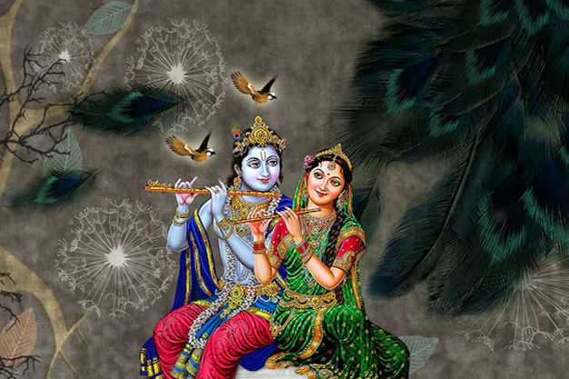Radha Krishna birth chart analysis