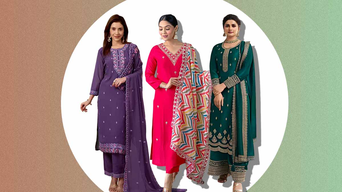 यंग गर्ल्स के फेस्टिव लुक को खास बना देंगे ये लांग सूट सेट्स, आप भी करें वार्डरोब में शामिल