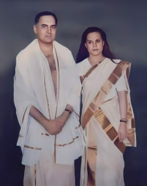 love story of sonia and rajiv