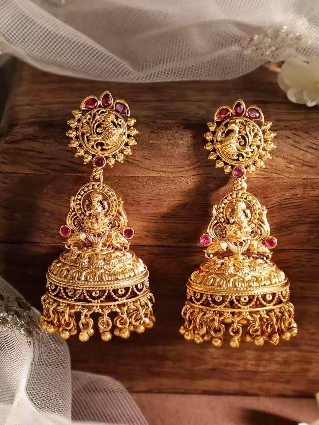 temple earrings