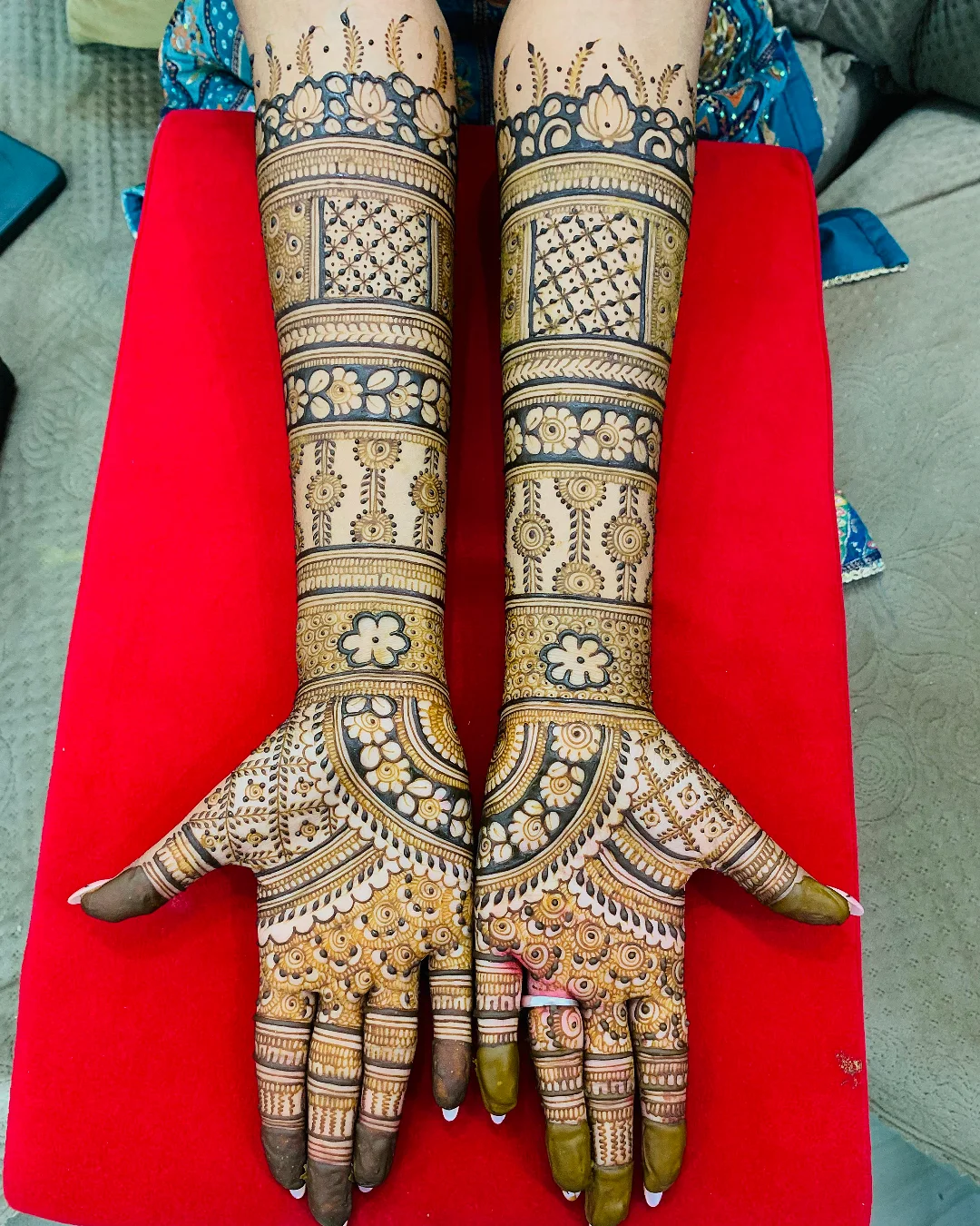 border mehndi designs for hartalika teej