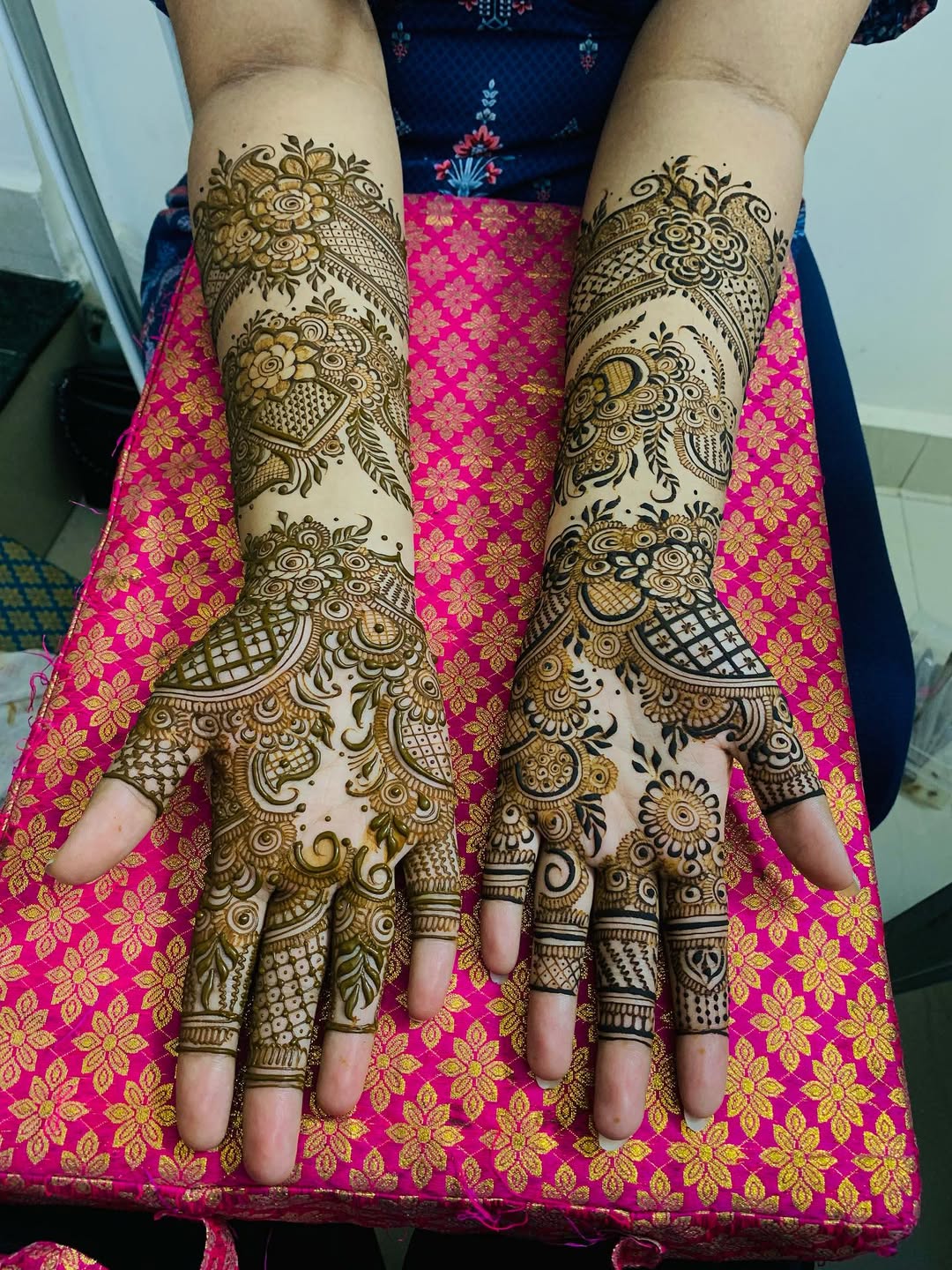 hartalika teej keri mehndi design