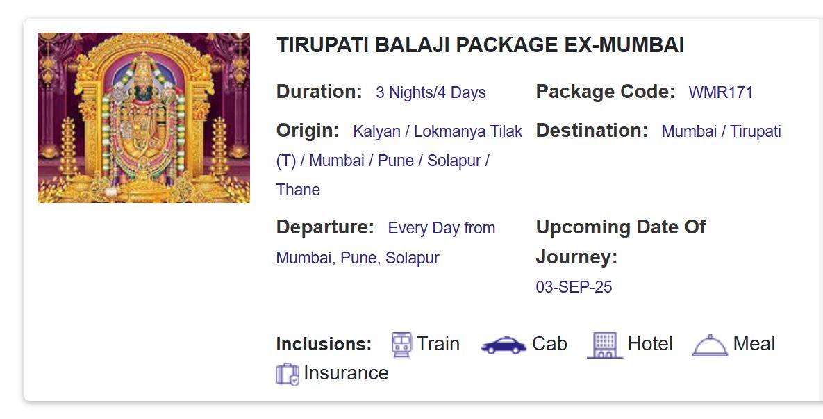 irctc september special budget tour packages under rs 15000 only for travel lovers 3