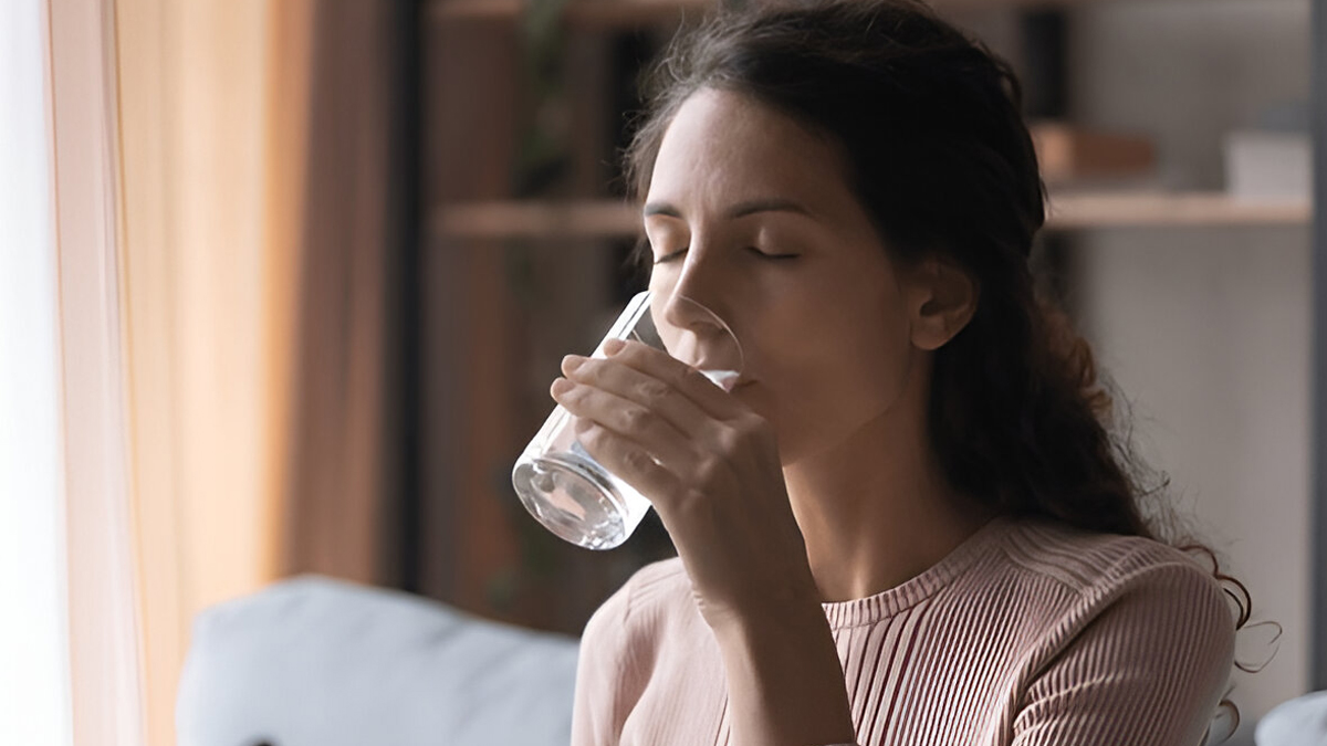 Drink warm water daily to prevent viral infection