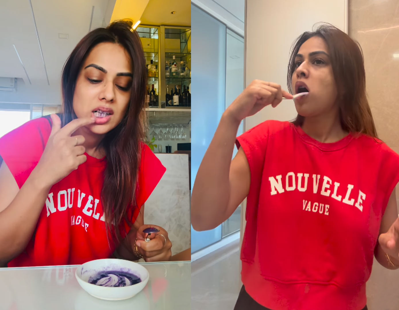 teeth whitening home remedies by nia sharma