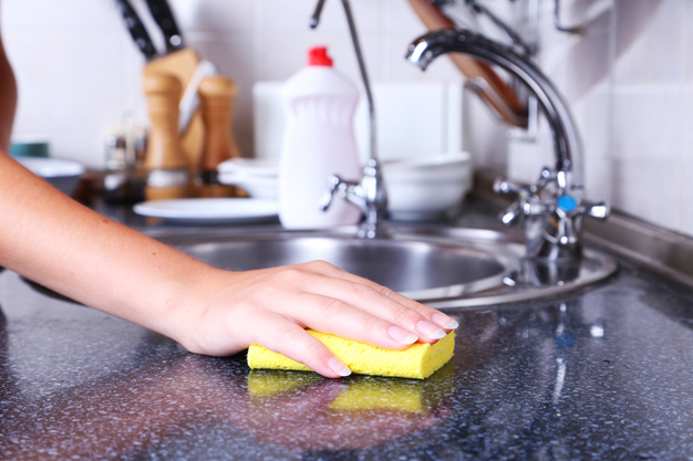 Dirty kitchen slab cleaning tips