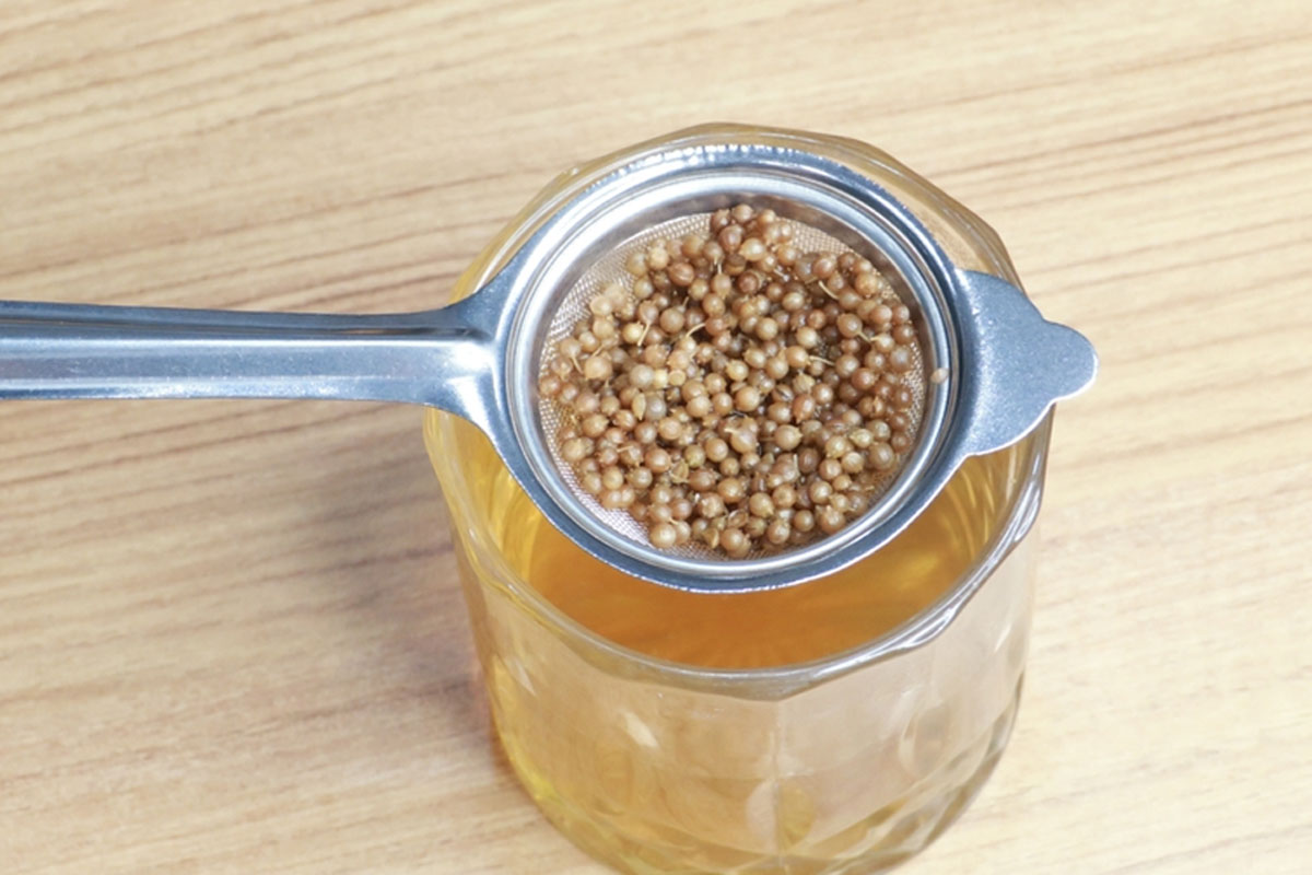 coriander seeds drink for fatigue and dizziness