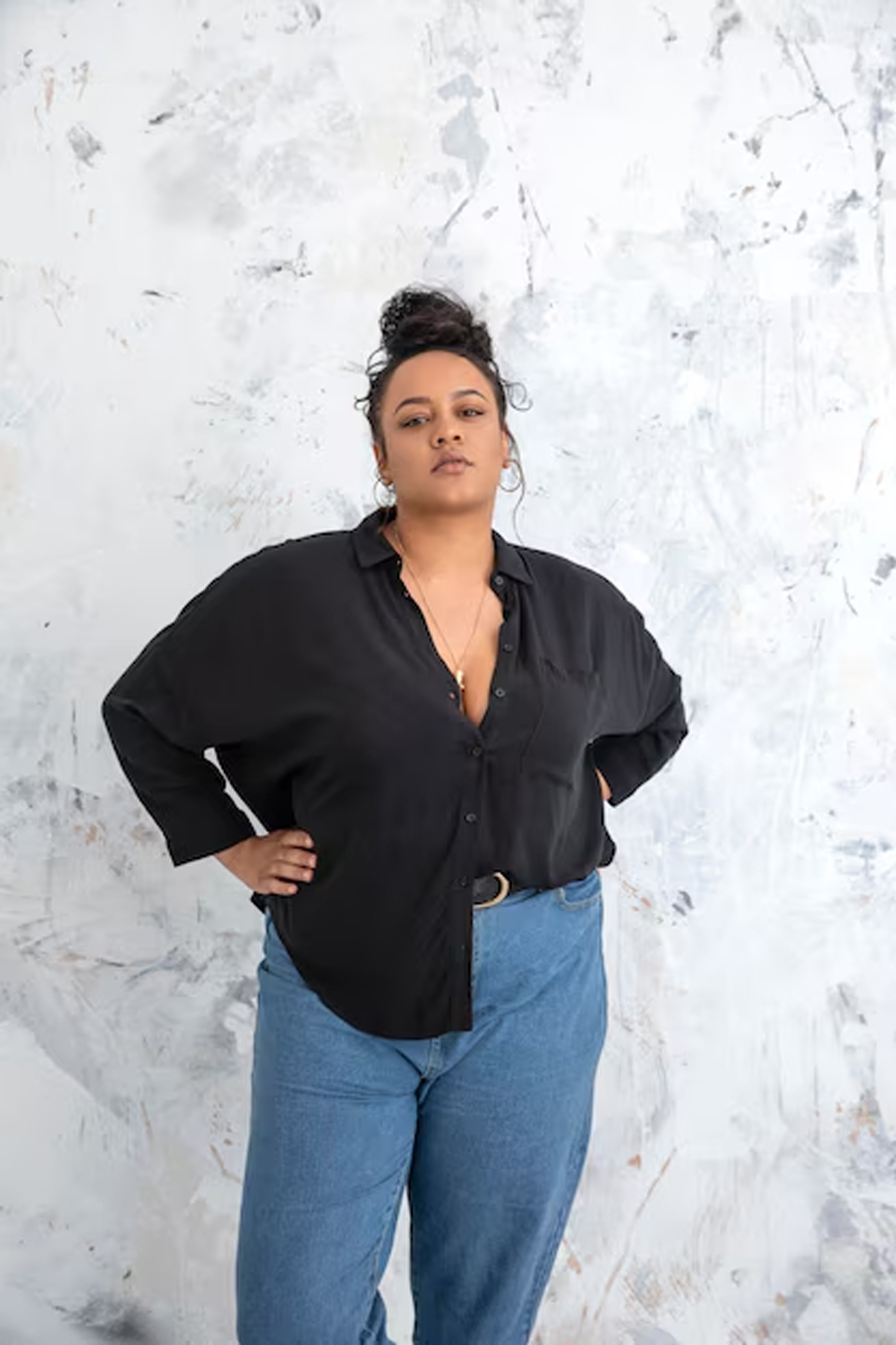 plus size women and their clothing