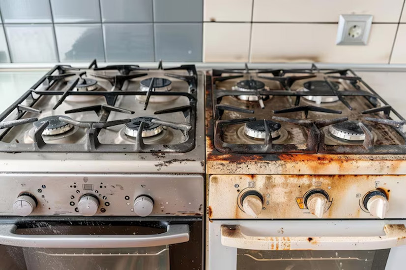 Easy Way To Clean Gas Stove