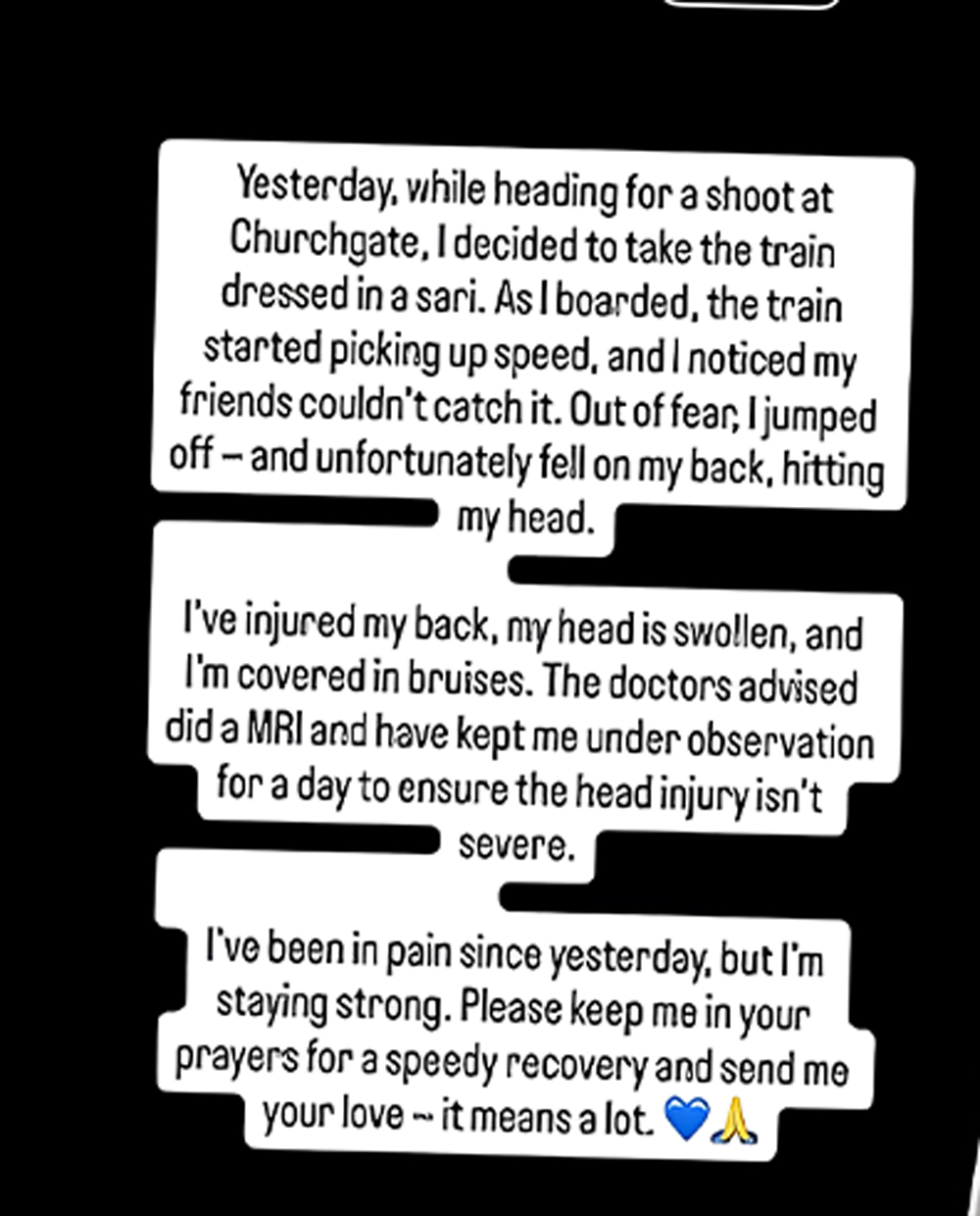 why karishma sharma jumps mumbai local train