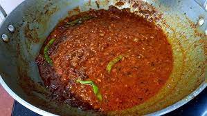 spicy Chole dish for kulcha