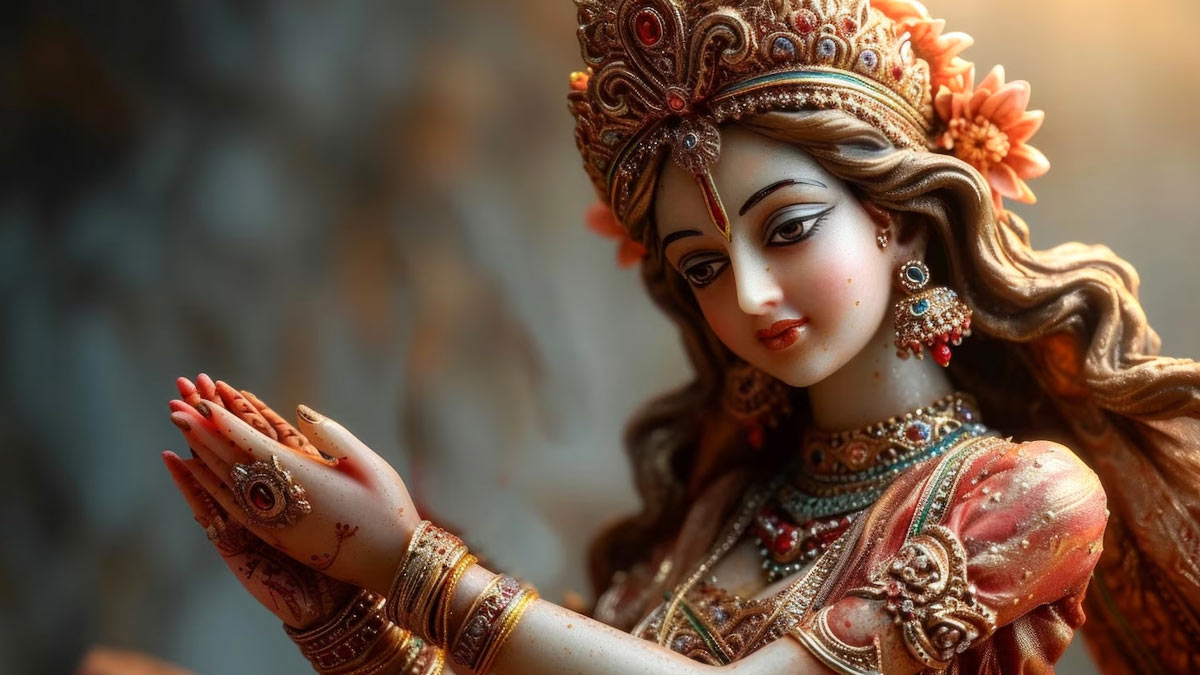 is radha name missing in bhagvat'