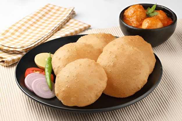 how to make oil free puris at home