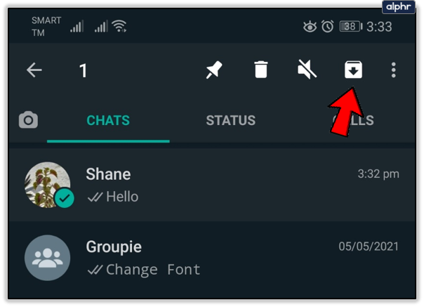 whatsapp par chat ko hide kaise kare