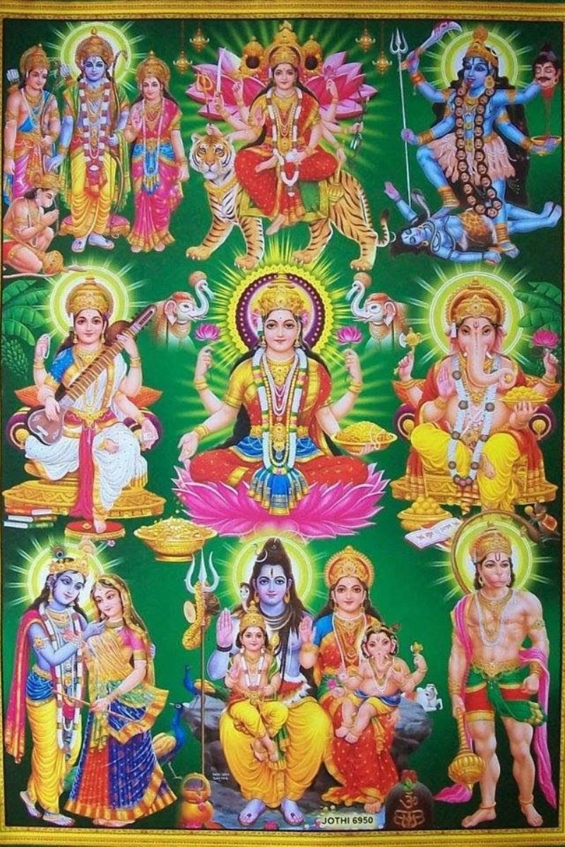 which coconut is offered to which gods and goddesses