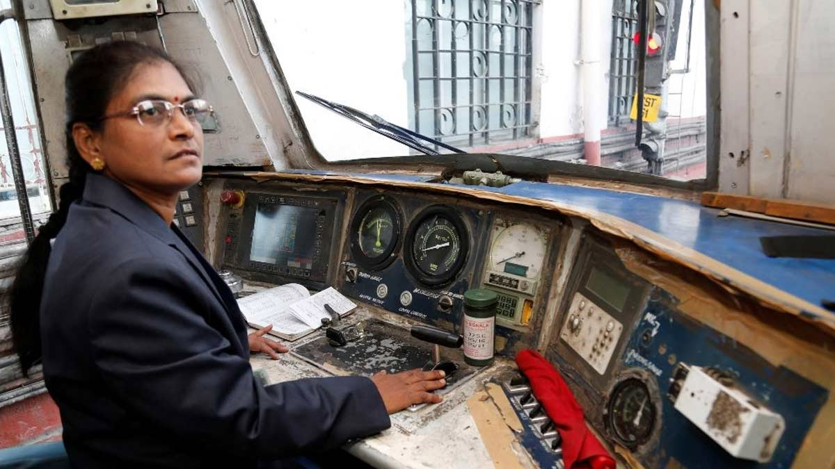 first woman loco pilot