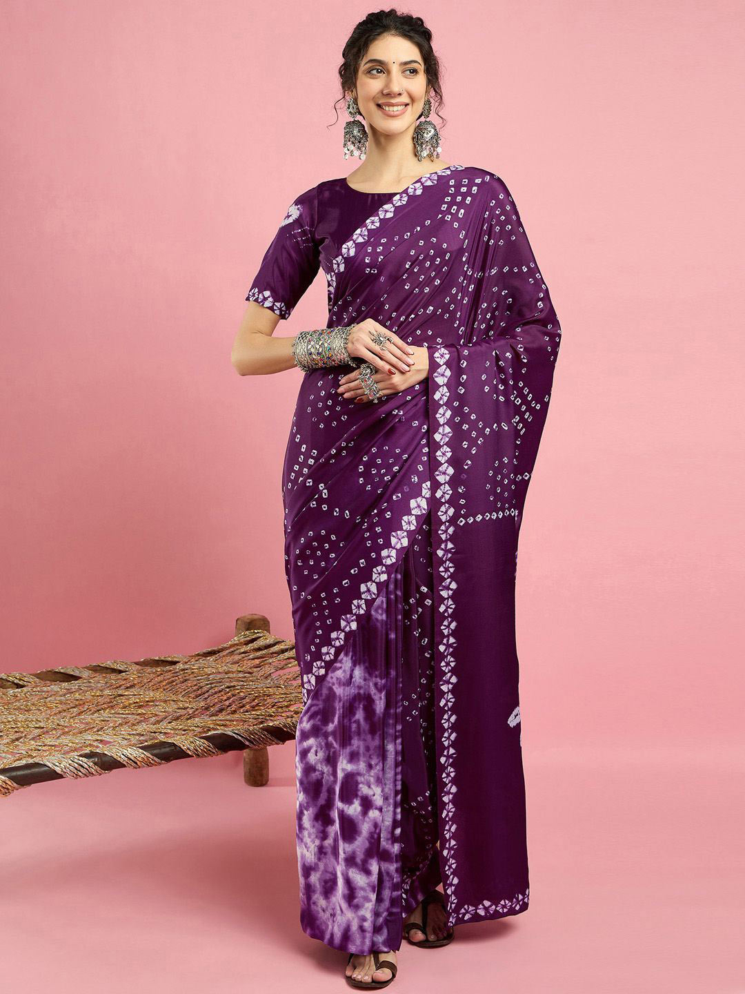 Bandhani saree (2)