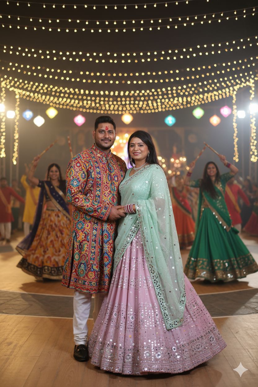 Gemini AI Garba Look Prompt