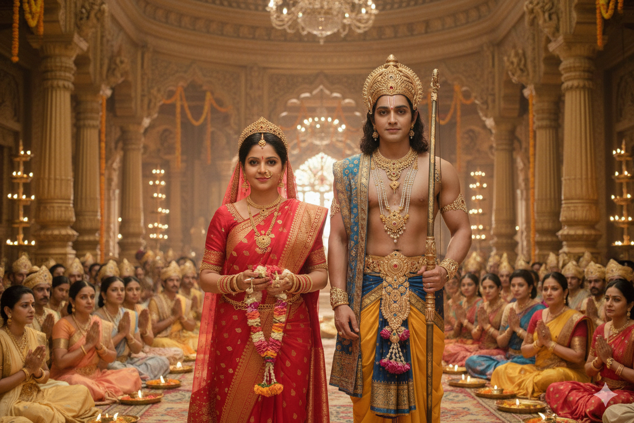 dussehra special mata sita ai images