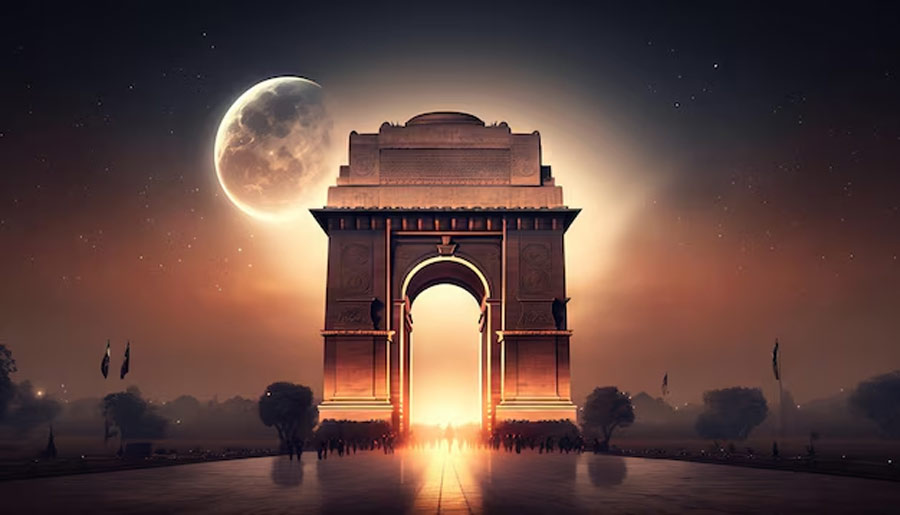 karwa chauth celebration at India Gate