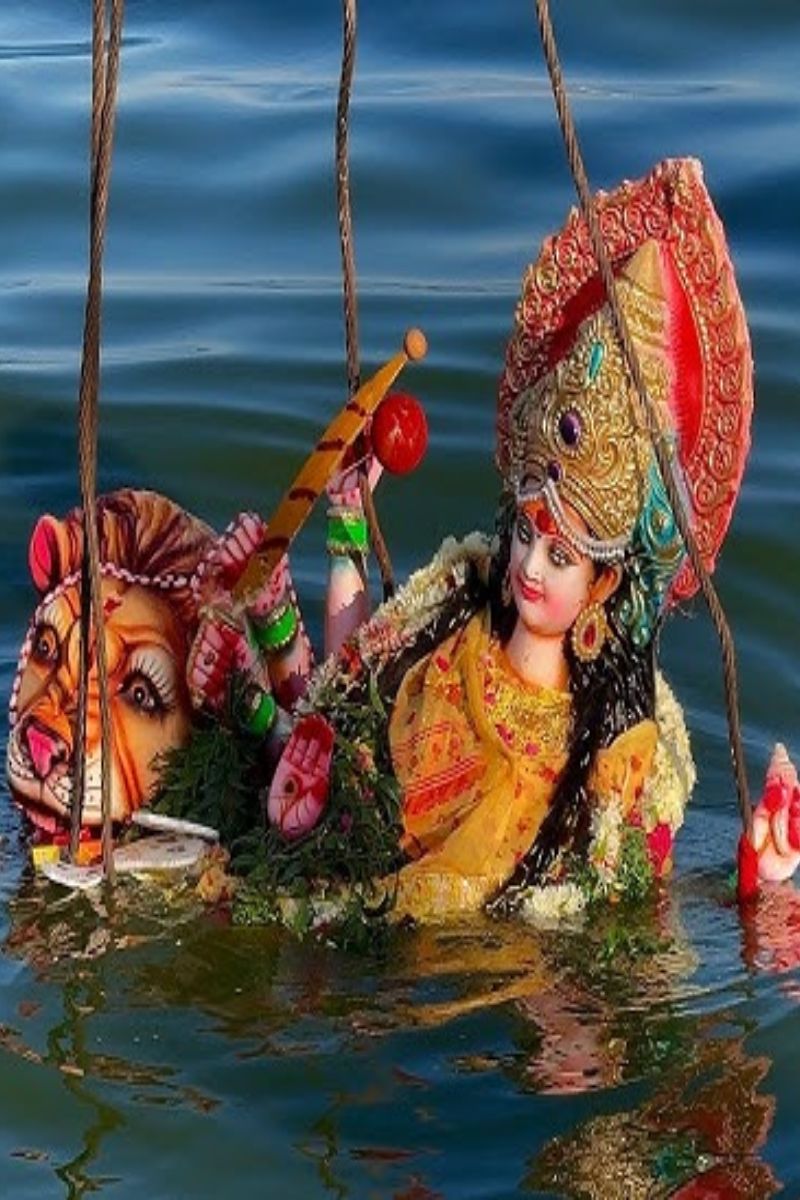 shardiya navratri visarjan kab kare 2025