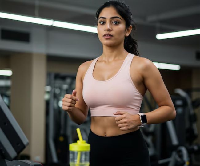 indian girl cardio