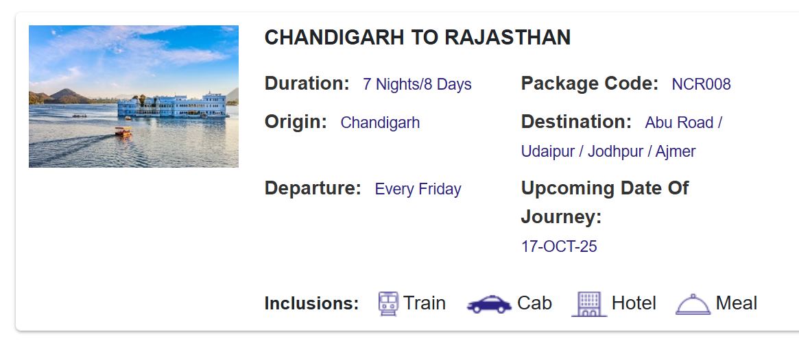 irctc couple tour packages under rs 25000 only know full facility 2